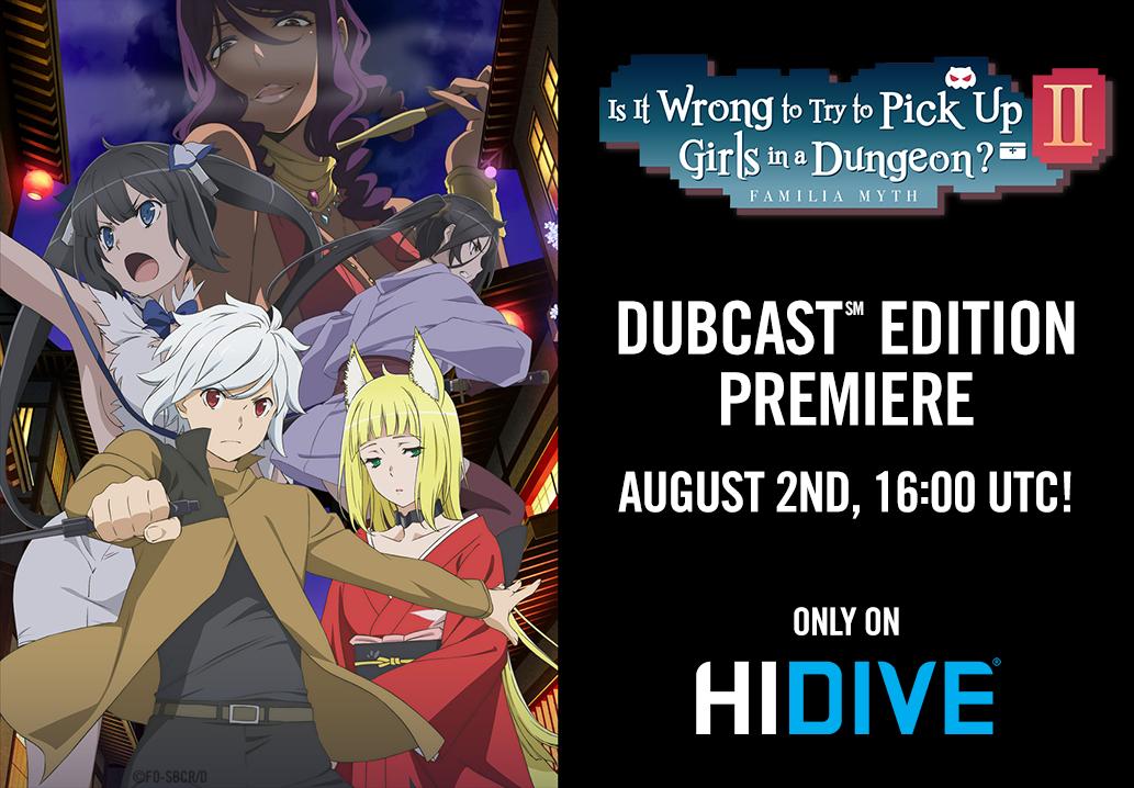 And last but not least, HIDIVE has confirmed the dubcast premiere date for....